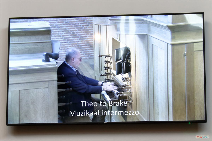 Orgelspel door Theo te Brake